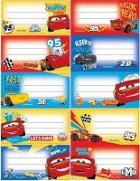 Opakowanie Naklejki na zeszyty Cars