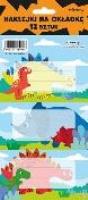 Opakowanie Naklejki na zeszyty - Dinozaury (12szt)
