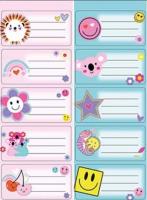 Opakowanie Naklejki na zeszyty Dziewczynka