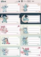 Opakowanie Naklejki na zeszyty pasek Stitch mix