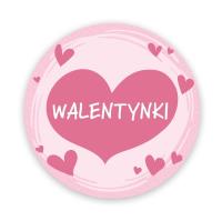 Opakowanie Naklejki okolicznościowe - Walentynki Serca 24szt
