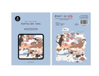 Opakowanie Naklejki ozdobne Duże Pieski 4 ark.