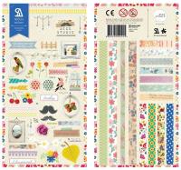 Naklejki ozdobne Klasyka 2 ark.. Wydawca: Suatelier. SmakLiter.pl Opakowanie Naklejki ozdobne Klasyka 2 ark.