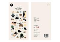 Opakowanie Naklejki ozdobne Kocie życie