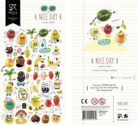 Naklejki ozdobne Owocny nastrój. Wydawca: Suatelier. SmakLiter.pl Opakowanie Naklejki ozdobne Owocny nastrój