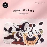 Opakowanie Naklejki ozdobne papierowe Pandy