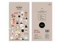 Opakowanie Naklejki ozdobne Psy