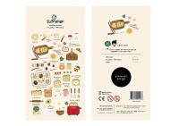 Opakowanie Naklejki ozdobne Wypieki