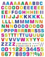 Opakowanie Naklejki papierowe ABC Color 01