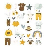 Opakowanie Naklejki papierowe - Baby Boy 25szt