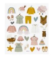 Opakowanie Naklejki papierowe - Baby Girl 25szt