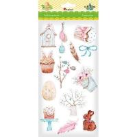 Opakowanie Naklejki papierowe dekoracje wielkanocne 13szt.