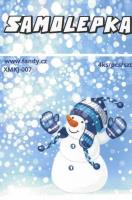 Opakowanie Naklejki papierowe Mini - Boże Narodzenie