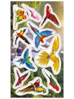 Opakowanie Naklejki Papugi