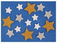 Opakowanie Naklejki piankowe brokatowe 3,5x2,5cm