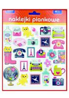 Opakowanie Naklejki piankowe całoroczne V2 24szt.