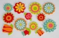 Opakowanie Naklejki piankowe kwiaty