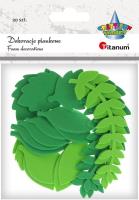 Opakowanie Naklejki piankowe liście paproci 27x85mm 20szt