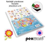 Okładka książki Naklejki piankowe nps-2  kwiatki  a'5
