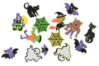 Opakowanie Naklejki piankowe z halloweenowym nadrukiem 45szt