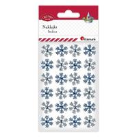 Opakowanie Naklejki płatki śniegu z kryształkiem 24szt
