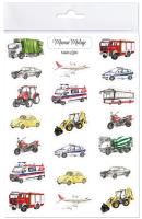 Naklejki Pojazdy. Wydawca: Mama Maluje. SmakLiter.pl Opakowanie Naklejki Pojazdy