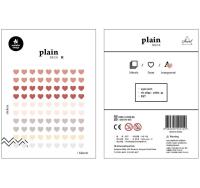 Opakowanie Naklejki Serca mix 5mm 3 ark.