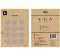 Opakowanie Naklejki Serca srebrne 20mm 2 ark.