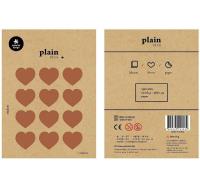 Opakowanie Naklejki Serca złote 20mm 2 ark.