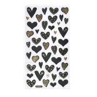 Opakowanie Naklejki serduszka glamour