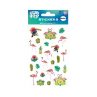Naklejki Sticker BOO Flamingi. Wydawca: Sticker Boo. SmakLiter.pl Opakowanie Naklejki Sticker BOO Flamingi