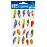 Naklejki Sticker BOO Piórka. Wydawca: Sticker Boo. SmakLiter.pl Opakowanie Naklejki Sticker BOO Piórka