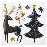 Opakowanie Naklejki świąteczne Glamour MIX