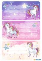 Opakowanie Naklejki szkolne - Jednorożce 6szt