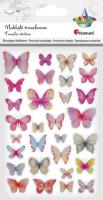 Opakowanie Naklejki transferowe Motyle różowe i niebieskie