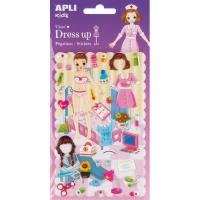 Naklejki ubierz Clara. Wydawca: Apli. SmakLiter.pl Opakowanie Naklejki ubierz Clara