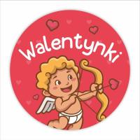 Opakowanie Naklejki walentynkowe - Kupidyn 24szt