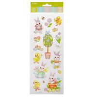 Opakowanie Naklejki wielkanocne z brokatem MIX