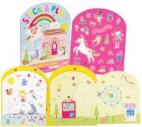 Naklejki wielokrotnego użytku tęczowe wróżki. Wydawca: Floss & Rock. SmakLiter.pl Opakowanie Naklejki wielokrotnego użytku tęczowe wróżki