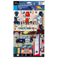 Opakowanie Naklejki wielorazowe Kidea pojazdy