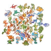 Naklejki winylowe dinozaury 4-5cm 50szt. Wydawca: Dalprint. SmakLiter.pl Opakowanie Naklejki winylowe dinozaury 4-5cm 50szt