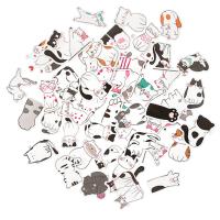 Naklejki winylowe koty 4-5cm 50szt. Wydawca: Dalprint. SmakLiter.pl Opakowanie Naklejki winylowe koty 4-5cm 50szt