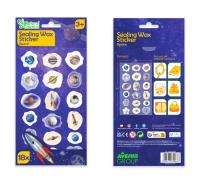 Naklejki woskowe - Kosmos. Wydawca: AVENIR. SmakLiter.pl Opakowanie Naklejki woskowe - Kosmos