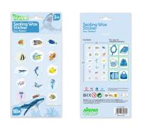 Naklejki woskowe - Stworzenia morskie. Wydawca: AVENIR. SmakLiter.pl Opakowanie Naklejki woskowe - Stworzenia morskie