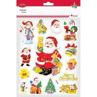 Opakowanie Naklejki wypukłe Boże Narodzenie 14szt