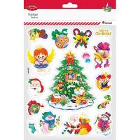 Opakowanie Naklejki wypukłe Boże Narodzenie 16szt