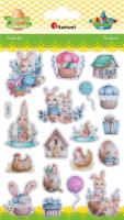 Opakowanie Naklejki wypukłe Wielkanoc 18szt