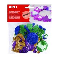 Opakowanie Naklejki z brokatem literki 52szt