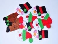 Opakowanie Naklejki z filcu bałwanki 12szt