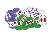 Opakowanie Naklejki z filcu jajka 3szt